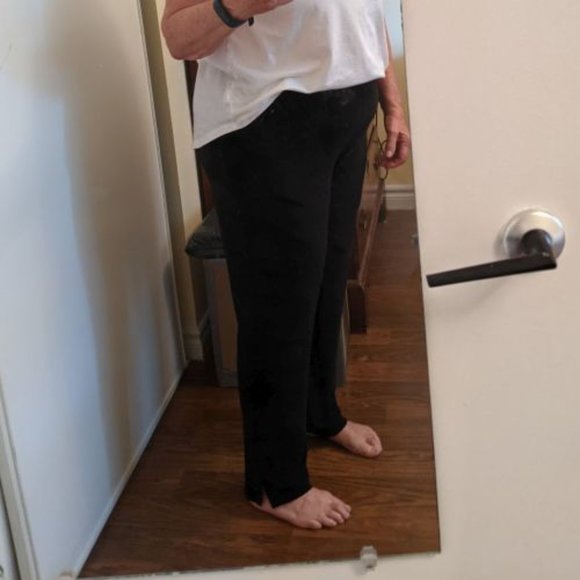 SYMPLI Tapered Black Pants, Size 16 - Picture 2 of 4